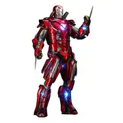 [Hot Toys] Iron Man 3 Silver Centurion Armor Suit-Up 1:6 Scale Diecast