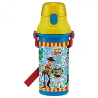 在飛比找PChome24h購物優惠-小禮堂 迪士尼 玩具總動員 日本製 抗菌直飲水壺 附背帶 4
