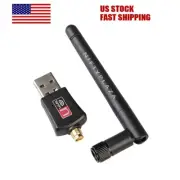 300Mbps USB WIFI Adapter with External Antenna 802.11n Dongle Stick PC/Desktop