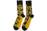 Wu-Tang Clan Unisex Adult Logo Socks (Black/Yellow/Grey) (7 UK-11 UK)