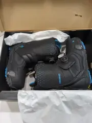 Burton Photon Wide Step On Snowboard Boots Men's US Size 11 Wide Black Blue