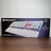 Roccat Vulcan II Mechanical Gaming Keyboard Titan II RGB Lightning White