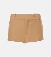 [Chloe] Chloé Virgin wool shorts AU 16 brown