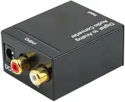 Digital to Analog Audio Converter 3.5MM Jack 2*RCA Amplifier Decoder Optical Fiber Coaxial Signal to Analog DAC Spdif Stereo