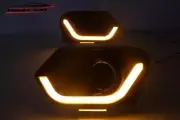 LED DRL Daytime Running Driving Light Yellow Turn For Suzuki Dzire 2017 -2018