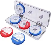 GANAZONO 1 Pack Silicone Fishing Line Spools with Storage Box Lightweight Fishing Tackle Accessories for Organizing and Rigs Axis Color