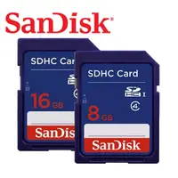 在飛比找蝦皮購物優惠-【相機卡】原廠 SanDisk SD/SDHC 8GB 16