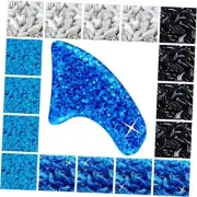 80 pcs Cat Claw Covers | Cat Nail Caps XS White, Black, Blue Glitter, Sky Blue