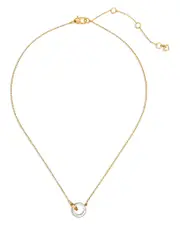 kate spade new york Set in Stone Pendant Necklace, 16