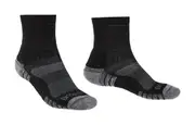 Bridgedale Hike Lightweight Performance Ankle Men Socks - Blk/Sil - Xl