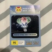 Pokémon Day 2025 Flying-Tera Type Eevee In-Game Reward Code Card Scarlet Violet