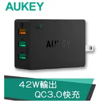 在飛比找蝦皮購物優惠-【AUKEY】PA-T14 3孔 42W QC3.0 3孔充