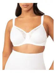 [Triumph] Lacy Minimiser Bra in White