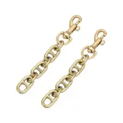2Pcs 12cm/4.7" Alloy Purse Strap Extender Bag Chain for Handbag Clutch, Bronze