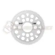 3RACING 64 Pitch Hard Spur Gear 100T - 109T TAMIYA SAKURA 1/10 RC Car Buggy
