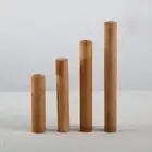 4 size bamboo tube tea box airtight small container spices storage jar with HY2