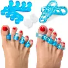 Premium Gel Toe Separators for Overlapping Toes, Toe Straighteners & Spacers