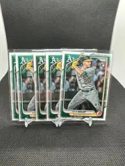 5x 2024 Bowman Zack Gelof ROOKIE #14 - Oakland Athletics