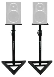 2) Rockville Adjustable Studio Monitor Speaker Stands For Behringer Truth B2030A