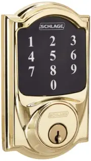 Schlage Lock Company BE468CAM605 Connect Camelot Touchscreen Deadbolt, Bright...