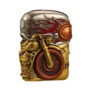 Fearless Knight Dumb Skull Motorcycle Zippo Lighter - Handcrafted Armor | Gift