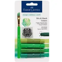在飛比找PChome24h購物優惠-Faber-Castell口紅水性蠟筆中性綠色系4入