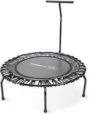 JumpSport Home Fitness Trampoline - Indoor Mini Rebounder Trampoline for Adults - Professional's Choice, Safe & Stable