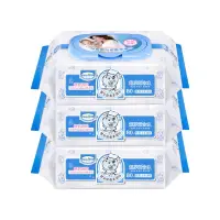 在飛比找蝦皮購物優惠-熱銷🔥 貝恩嬰兒保養柔濕巾80抽組(3包) Baan