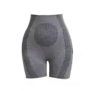 New MicroVibration Massage Module Ice Silk lon Fiber Repair Shaping Shorts grey XL