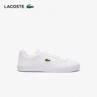 在飛比找momo購物網優惠-【LACOSTE】男鞋-Lerond Pro 皮革休閒鞋(白