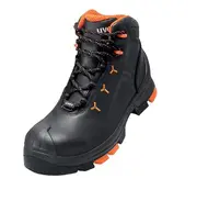 Uvex Men's S3 SRC Lace-Up Work Safety Boot Black EU43