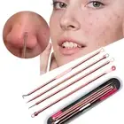 4 Blackhead Remover Tool Kit Spot Acne Pimple Comedone Extractor Popper Comedon