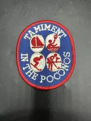 Vintage Tamiment In The Poconos Pennsylvania Souvenir Embroidered Cloth Patch