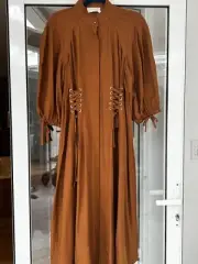 Zimmermann Silk Tempest Laced Midi Dress BNWT $895 Size 3
