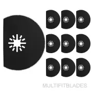 10 x 3-1/8" Flat Circular Oscillating Tool Blades - Chicago Electric Compatible