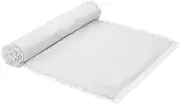 Ecology Fray Table Runner 35x180cm - White