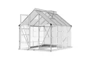 Greenhouse Aluminium Polycarbonate Green House Garden 248x189x200cm