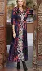 Soft Surroundings Women’s Epiphany Mauve Cheetah Velvet Details Dress Sz 12 NWT