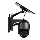 4G Solar Security Cameras Bidirectional Voice Intercom With Solar Panel Pir IDS