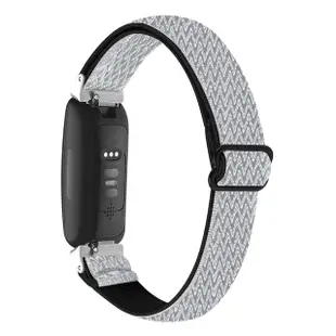 適用於 Fitbit Inspire 3 2 HR波浪紋尼龍鬆緊帶 Inspire3 Ace3 Ace2尼龍編織運動錶帶