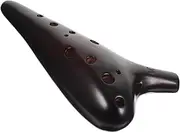 ifundom Ocarina 12 Hole Soprano Musical Instrument Pottery Flute Ocarina for Musicians