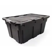 Heavy Duty Plastic Tub 100L Storage Box Garage Warehouse Storage Tub Container