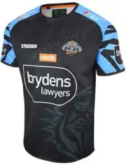 Wests Tigers 2021 NRL Mens Run Out Tee Sizes S-5XL BNWT