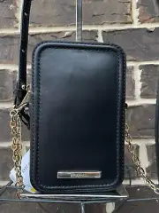 NWT $265 Brahmin Cassia Black On-ward Crossbody Phone Bag