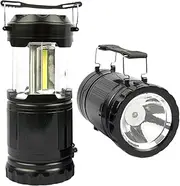LED Camping Lantern,Telescopic Outdoor Flashlight | with Hook and Handle, Adjustable Brightness, High Brightness for Outdoor Survival Storm Hunting