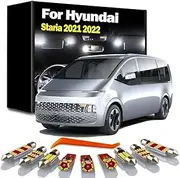 10Pcs LED Indoor Map Dome Light Kit, For Hyundai Staria 2021 2022 Interior Vehicle Lamp Car Led Bulbs