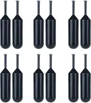12PCS 2ml Ink Refill for Self Inking Stamps, Black Replacement Roller Stamp Ink for Identity Theft Protection