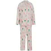 Peter Alexander Plus Pyjama Set Women's Size 3+ Champagne Bamboo Flannel PJ