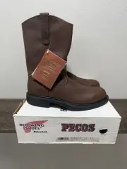 Red Wing Pecos 2231 Steel Toe Boots Men's Size 11 AA Made in USA work boots NOS