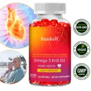 Omega 3 Krill Oil 350mg with EPA, DHA and Astaxanthin, Heart Health